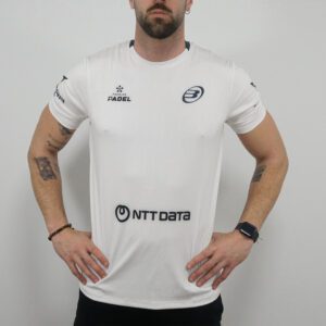 Camiseta Bullpadel Juan Tello Premier Padel Lili Blanco