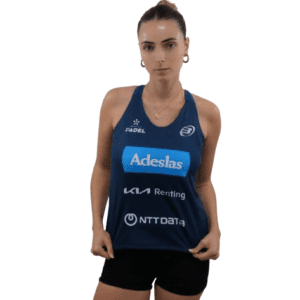 Camiseta Bullpadel Gemma Triay Premier Padel Oroso Azul Noche