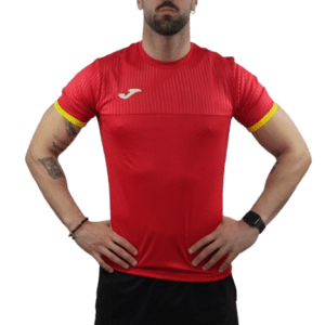 Camiseta MC Joma Montreal Sleeve Red Yellow